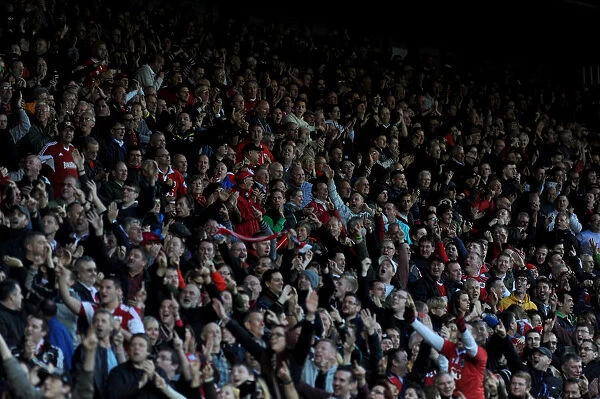 Bristol City Fans Celebrate Glory: The Thrill of Victory against Oldham at Ashton Gate, 1st November 2014