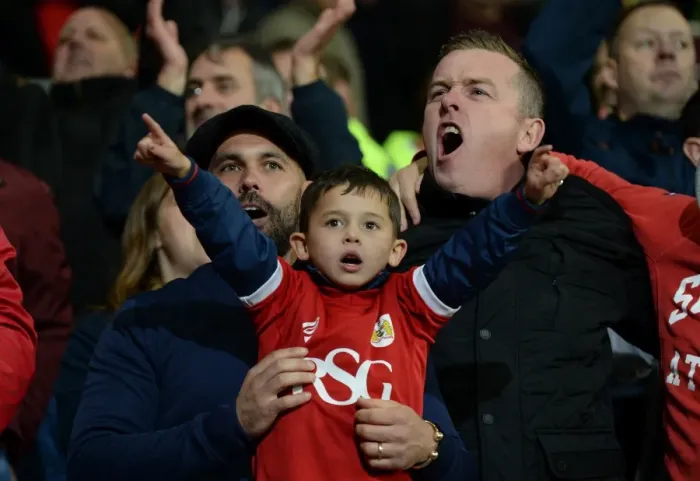 Framed Print : Bristol City Fans Celebrate Promotion to Sky Bet Championship at Cardiff City Stadium Framed Print : Bristol City Fans Celebrate Promotion to Sky Bet Championship at Cardiff City Stadium