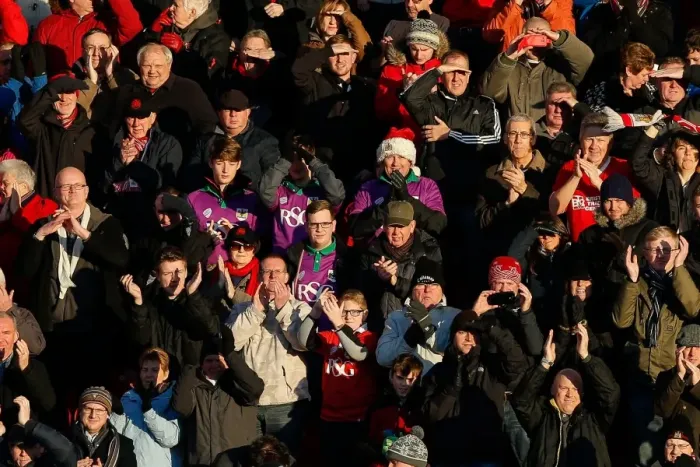 Framed Print : Bristol City Fans Cheer at Doncaster Rovers vs. Bristol City FA Cup Match, January 2015