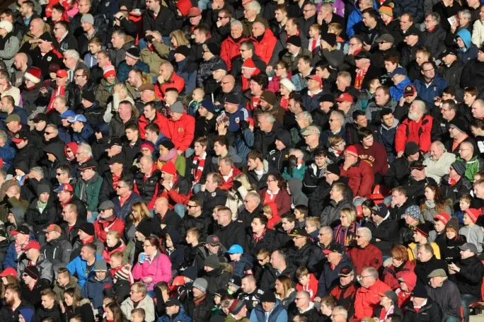 Framed Print : Bristol City Fans Cheering at Ashton Gate during FA Cup Match against AFC Telford United - 07 / 12 / 2014 Framed Print : Bristol City Fans Cheering at Ashton Gate during FA Cup Match against AFC Telford United - 07 / 12 / 2014