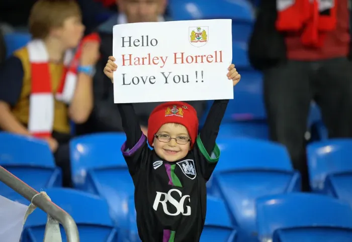 Framed Print : Bristol City Fans Cheering Loudly at Cardiff City Stadium, October 2016 Framed Print : Bristol City Fans Cheering Loudly at Cardiff City Stadium, October 2016