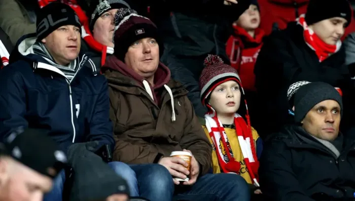 Framed Print : Bristol City Fans Cheering Loudly at iPro Stadium during Derby Championship Match, November 2017 Framed Print : Bristol City Fans Cheering Loudly at iPro Stadium during Derby Championship Match, November 2017
