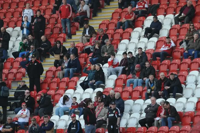 Framed Print : Bristol City Fans Cheering at Rotherham United's New York Stadium (Sky Bet League One) Framed Print : Bristol City Fans Cheering at Rotherham United's New York Stadium (Sky Bet League One)