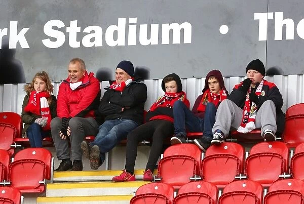 Bristol City Fans Converge at New York Stadium for Rotherham United Match, 2015