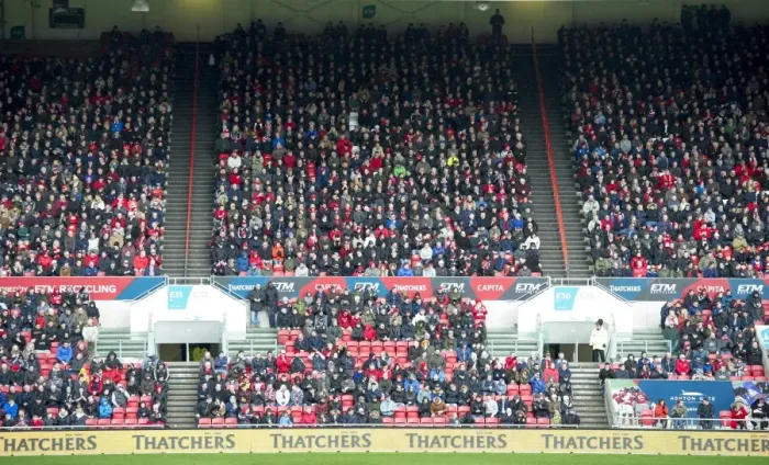 Framed Print : Bristol City Fans in the Dolman Stand, Ashton Gate Stadium, 04-03-2017 (Bristol City vs Burton Albion, Sky Bet Championship)