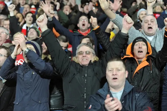 Framed Print : Bristol City Fans Erupt in Celebration: Agard Scores the Thrilling Second Goal Against West Brom in FA Cup Third Round Framed Print : Bristol City Fans Erupt in Celebration: Agard Scores the Thrilling Second Goal Against West Brom in FA Cup Third Round