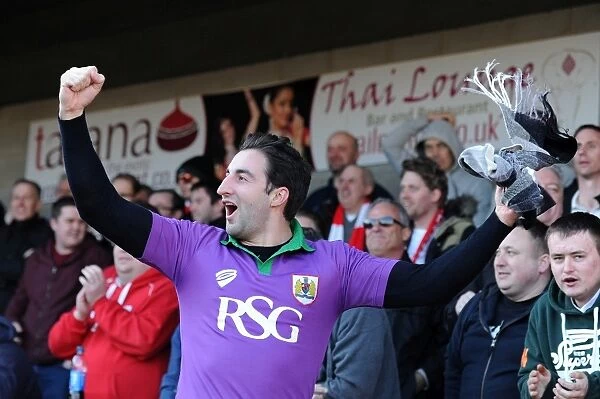 Bristol City Fan's Euphoria: Aden Flint's Goal vs Crawley Town, March 7, 2015