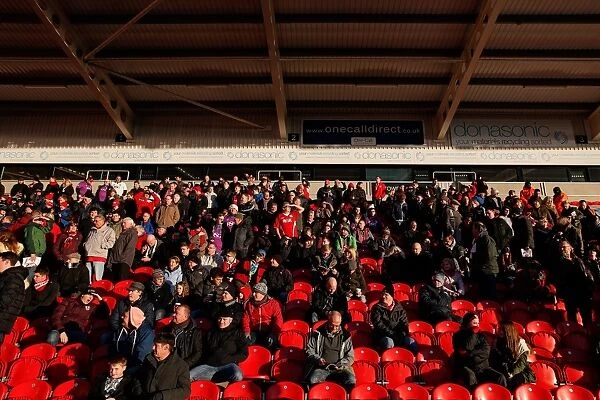 Bristol City Fans Euphoria at FA Cup Third Round: Doncaster Rovers vs. Bristol City, January 2015