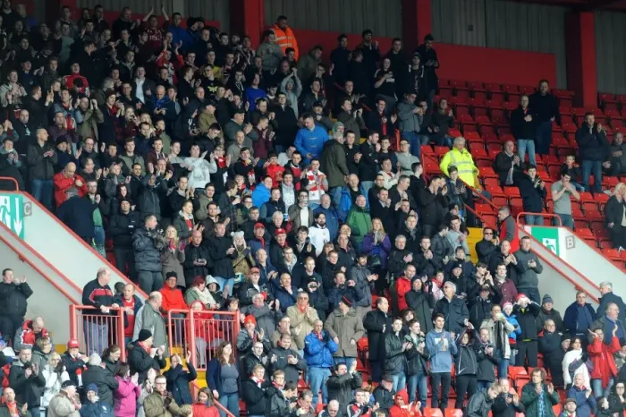 Framed Print : Bristol City Fans Fervor at Bramall Lane: February 2014 (Sheffield United vs. Bristol City, Sky Bet League One) Framed Print : Bristol City Fans Fervor at Bramall Lane: February 2014 (Sheffield United vs. Bristol City, Sky Bet League One)