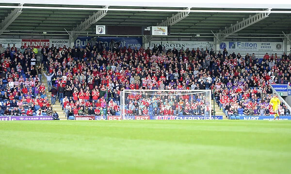 Bristol City Fans Flock to Proact Stadium for Sky Bet League One Match (April 2015)