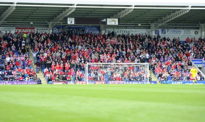 Framed Print : Bristol City Fans Flock to Proact Stadium for Sky Bet League One Match (April 2015) Framed Print : Bristol City Fans Flock to Proact Stadium for Sky Bet League One Match (April 2015)