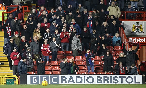 Bristol City Fans in Full Force at Ashton Gate: Bristol City vs Leyton Orient, Sky Bet League One (November 2013)