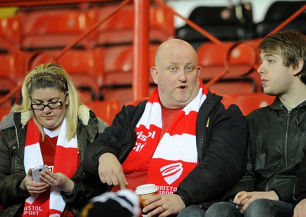 Bristol City Fans in Full Force at Ashton Gate during Sky Bet League One Match against Port Vale