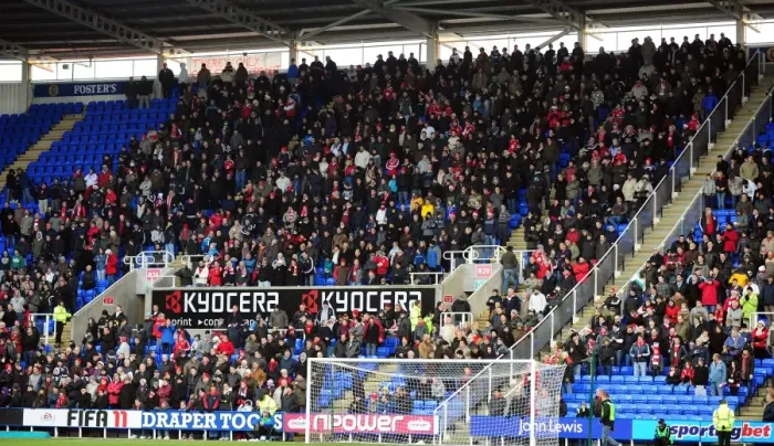Framed Print : Bristol City Fans in Full Force: Championship Showdown at Reading's Madejski Stadium (December 26, 2010) Framed Print : Bristol City Fans in Full Force: Championship Showdown at Reading's Madejski Stadium (December 26, 2010)