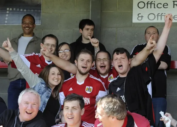 Framed Print : Bristol City Fans in Full Force at Checkatrade Stadium Framed Print : Bristol City Fans in Full Force at Checkatrade Stadium