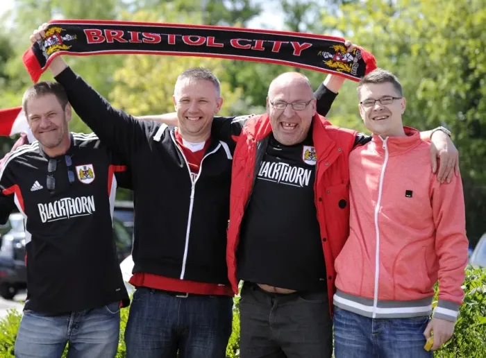 Framed Print : Bristol City Fans in Full Force at Crawley Town's Checkatrade Stadium, Sky Bet League One Match, 03.05.2014 Framed Print : Bristol City Fans in Full Force at Crawley Town's Checkatrade Stadium, Sky Bet League One Match, 03.05.2014