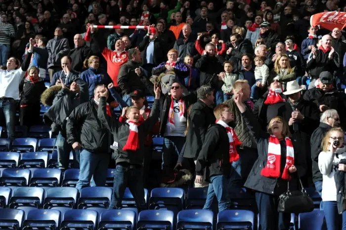Framed Print : Bristol City Fans in Full Force at Deepdale Stadium Framed Print : Bristol City Fans in Full Force at Deepdale Stadium