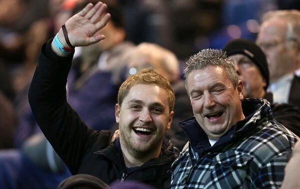 Bristol City Fans in Full Force at Deepdale Stadium, Sky Bet League One Match, 2013