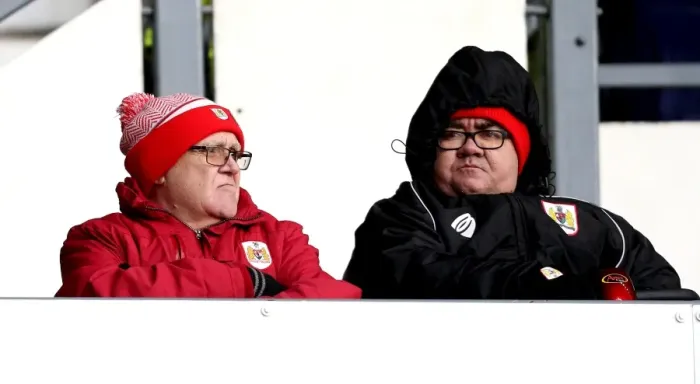 Framed Print : Bristol City Fans in Full Force at Derby Championship Match, November 2017 Framed Print : Bristol City Fans in Full Force at Derby Championship Match, November 2017