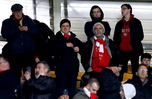 Bristol City Fans in Full Force at Derby County Championship Match, 11 / 02 / 2017