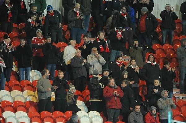 Bristol City Fans in Full Force at Doncaster Rovers Keepmoat Stadium, 2015