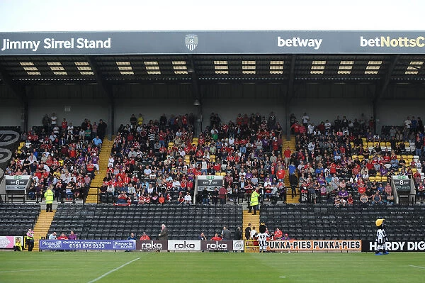 Bristol City Fans in Full Force at Notts County's Meadow Lane