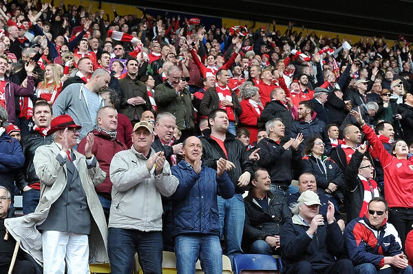 Bristol City Fans in Full Force at Preston North End's Deepdale