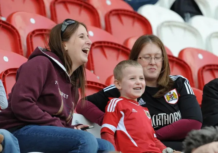 Framed Print : Bristol City Fans in Full Force at Rotherham United's New York Stadium (Rotherham United v Bristol City, Sky Bet League One) Framed Print : Bristol City Fans in Full Force at Rotherham United's New York Stadium (Rotherham United v Bristol City, Sky Bet League One)