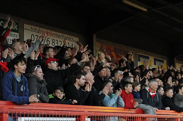 Bristol City Fans in Full Force at Sky Bet League One Match, March 2015
