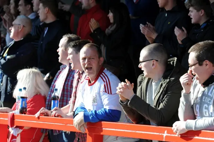 Framed Print : Bristol City Fans in Full Force at Sky Bet League One Match against Crawley Town, March 2015 Framed Print : Bristol City Fans in Full Force at Sky Bet League One Match against Crawley Town, March 2015