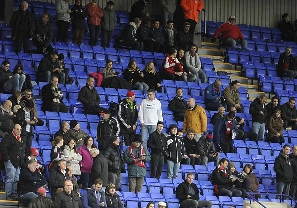 Bristol City Fans in Full Force at Tranmere vs. Bristol City, Sky Bet League One (16 / 11 / 2013)