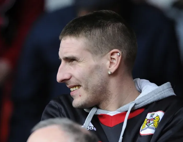 Framed Print : Bristol City Fans in Full Force at Walsall's Banks Stadium