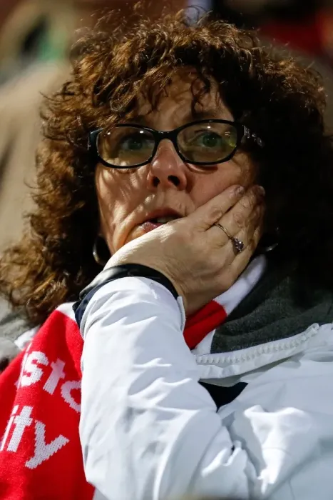 Framed Print : Bristol City Fan's Frustration at 0-0 Scoreline during Yeovil Town vs Bristol City Football Match, 2015 Framed Print : Bristol City Fan's Frustration at 0-0 Scoreline during Yeovil Town vs Bristol City Football Match, 2015