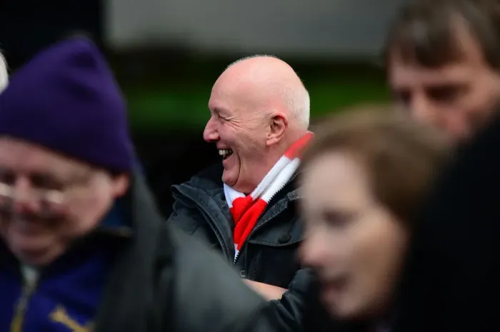 Framed Print : Bristol City Fans Gather in Ashton Gate Fan Village Ahead of Championship Clash with Ipswich Town