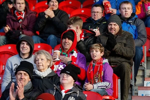 Bristol City Fans Gather at Keepmoat Stadium for FA Cup Match
