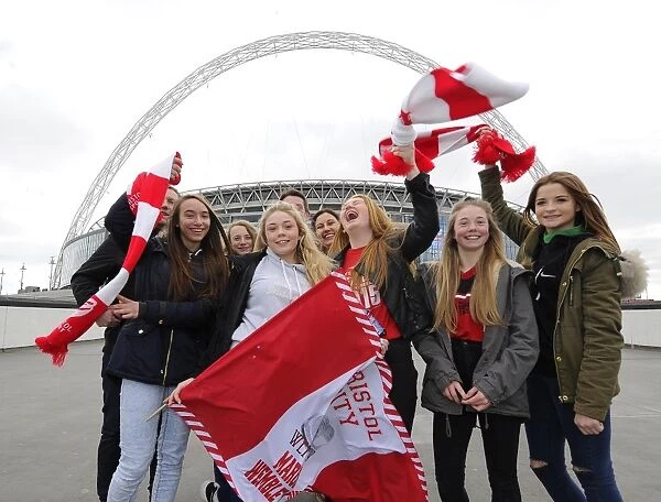 Bristol City Fans Gather at Wembley Stadium for Johnstone's Paint Trophy Final