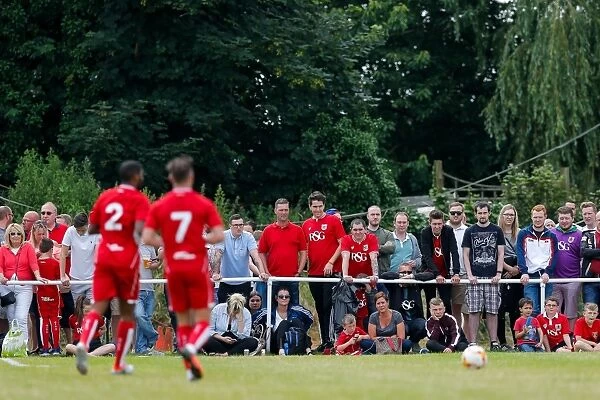 Bristol City Fans Gathered at Hengrove Athletic Match, 2016
