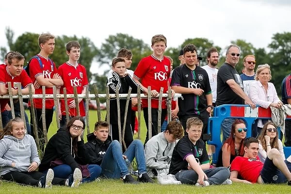 Bristol City Fans Gathered at Hengrove Athletic's Pre-Season Match