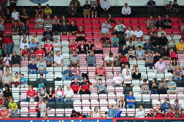 Bristol City Fans at Goldsands Stadium: Pre-Season Friendly Against Bournemouth (2013)