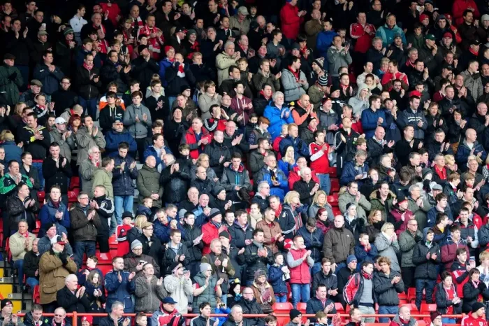 Framed Print : Bristol City Fans Honor the Fallen: A Moment of Silence at Ashton Gate (Bristol City V Ipswich Town, Championship)