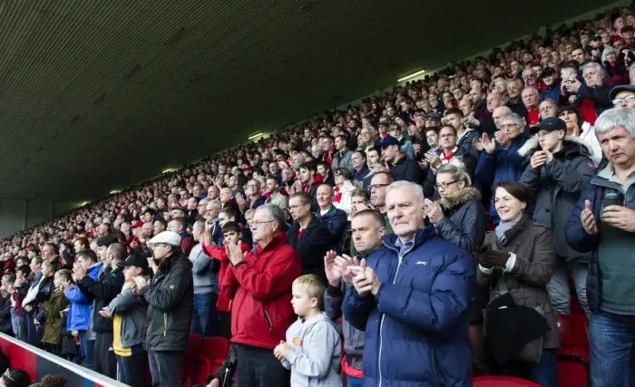 Framed Print : Bristol City Fans Honor Gerry Gow in Emotional Tribute at Ashton Gate Stadium