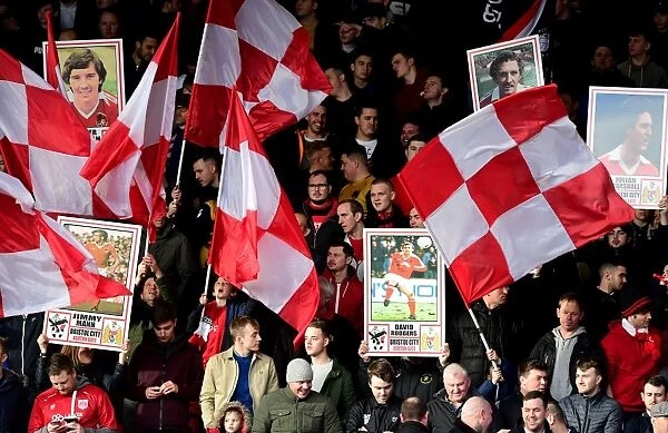Bristol City Fans Honor Players with Card Tribute during Match against Rotherham United