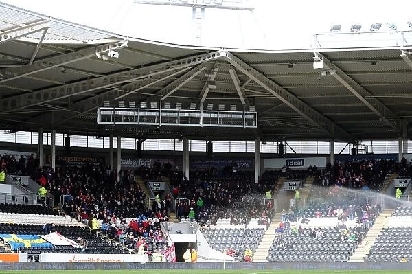 Bristol City Fans at Hull City's KC Stadium, 2016 - Sky Bet Championship Match