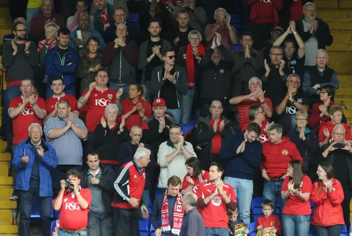 Framed Print : Bristol City Fans at Ipswich Town Match, Sky Bet Championship (September 2015) Framed Print : Bristol City Fans at Ipswich Town Match, Sky Bet Championship (September 2015)