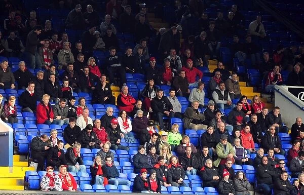 Bristol City Fans at Ipswich Town's Portman Road During Football Match on March 3, 2012