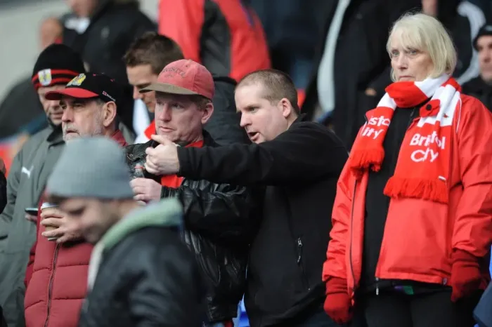 Framed Print : Bristol City Fans at Macron Stadium, 07-11-2015: Bolton Wanderers vs. Bristol City, Sky Bet Championship Framed Print : Bristol City Fans at Macron Stadium, 07-11-2015: Bolton Wanderers vs. Bristol City, Sky Bet Championship