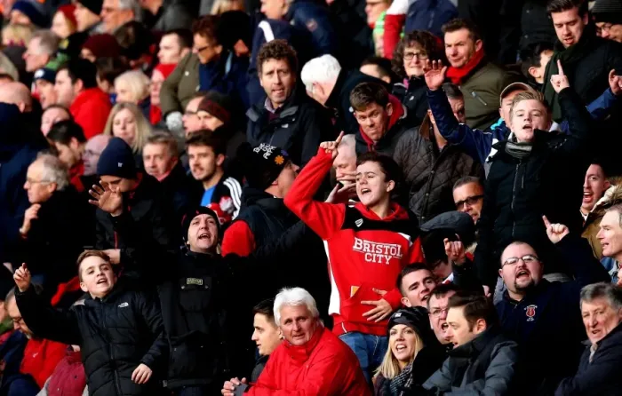 Framed Print : Bristol City Fans at Molineux: Sky Bet Championship Match Against Wolverhampton Wanderers (December 2016) Framed Print : Bristol City Fans at Molineux: Sky Bet Championship Match Against Wolverhampton Wanderers (December 2016)