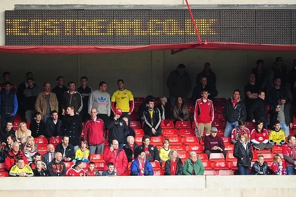Bristol City Fans at Nottingham Forest's The City Ground, 07-04-2012