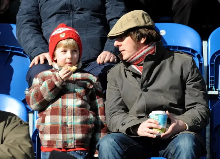 Framed Print : Bristol City Fans Passionate Support: Colchester United vs. Bristol City, Sky Bet League One (Mar. 22, 2014)