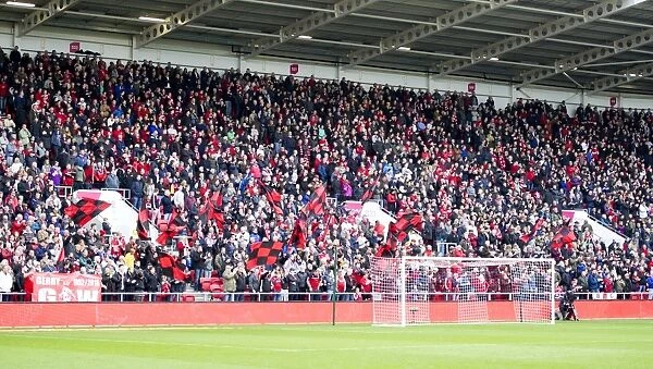 Bristol City Fans Pay Tribute to Gerry Gow with Flag Wave-Off at Ashton Gate